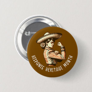 Hispanic Heritage Month 2 Inch Round Button