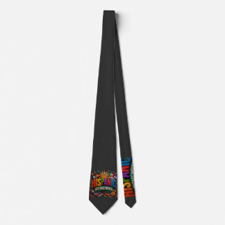 Hispanic Heritage Month 3D Colourful Cultural Prid Tie