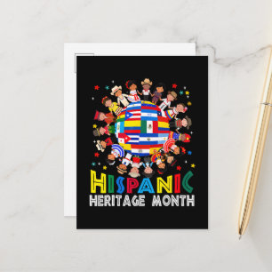 Hispanic Heritage Month Announcement Postcard
