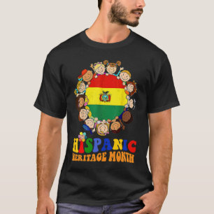 Hispanic Heritage Month Bolivia Kids Boys Girls 1 T-Shirt