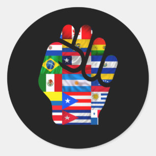 Hispanic Heritage Month  Classic Round Sticker