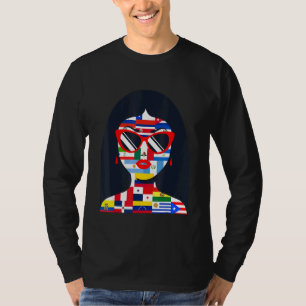 Hispanic Heritage Month Flags Hispanic Women Girl T-Shirt
