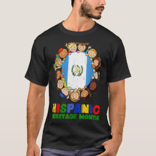 Hispanic Heritage Month Guatemala Kids Boys Girls T-Shirt