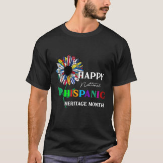 Hispanic Heritage Month Latina Womens Country Flag T-Shirt