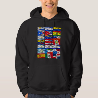 Hispanic Heritage Month Latino Countries Flag Hoodie