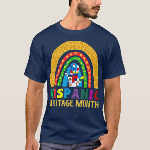 Hispanic Heritage Month Latino Countries Flags Sun T-Shirt