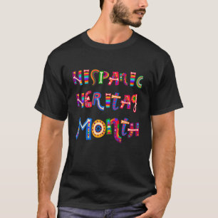 Hispanic Heritage Month Latino Retro Groovy Countr T-Shirt