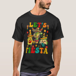 Hispanic Heritage Month  Let Fiesta Tacos Catus Av T-Shirt
