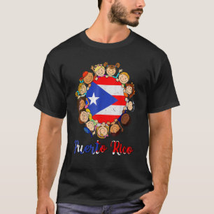 Hispanic Heritage Month Puerto Rico Kids Boys T-Shirt