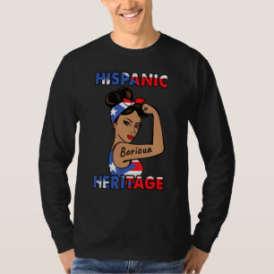 Hispanic Heritage Month  Puerto Rico Youth Woman T-Shirt