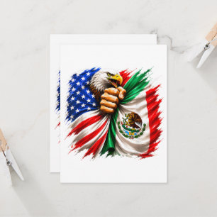 Hispanic Heritage Month USA Mexico Flag Invitation