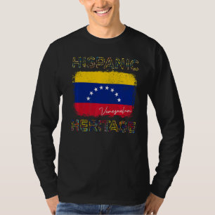 Hispanic Heritage Month Venezuela Flag Venezuelan T-Shirt