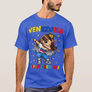 Hispanic Heritage Month Venezuela Flag Venezuelan  T-Shirt
