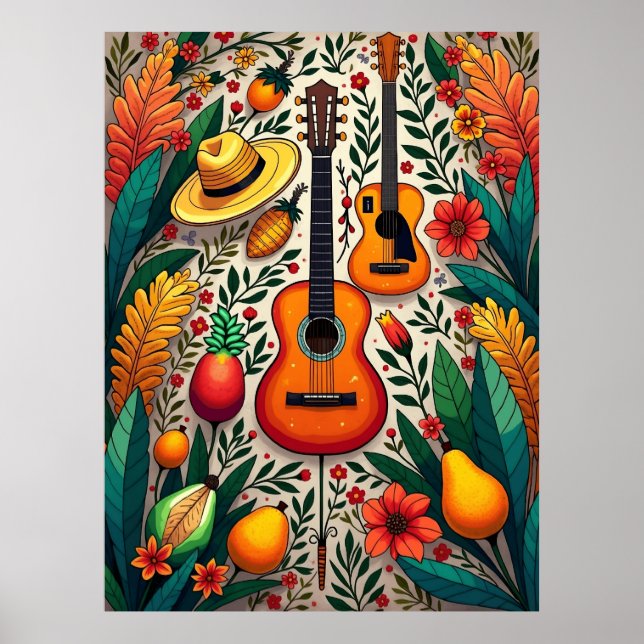 Hispanic Heritage Mosaic Poster (Front)