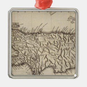 Hispaniola, St Domingo Metal Ornament