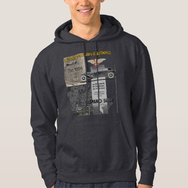 Hispano Suiza Cars Hoodie (Front)