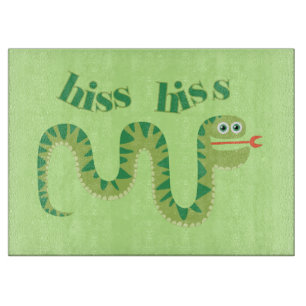 Hiss Hiss Snake Cutting Board