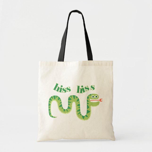 Hiss Hiss Snake Tote Bag (Front)