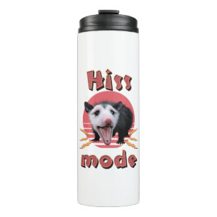 Hiss Mode Funny Opossum Chaotic Animal Thermal Tumbler