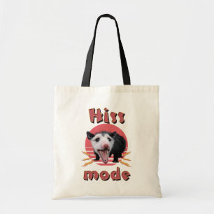 Hiss Mode Funny Opossum Chaotic Animal Tote Bag