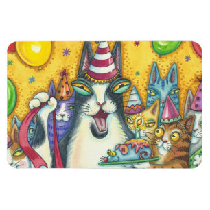 Hiss N' Fitz Cats BIG BIRTHDAY MAGNET *Customize