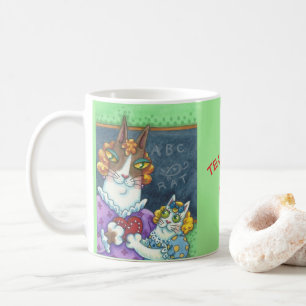 Hiss N' Fitz Cats TEACHER'S PET MUG Customize