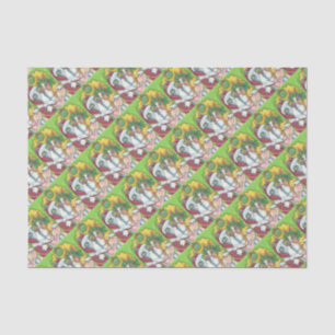 Hiss N' Fitz Kissing CATS CHRISTMAS TISSUE PAPER