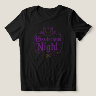 Hiss-terious Night | BLACK ONLY Tri-Blend Shirt