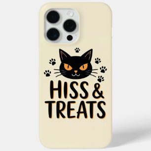 Hiss & Treats Black Cat iPhone 15 Pro Max Case