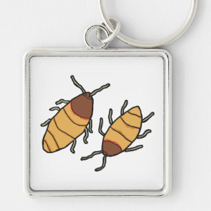 Hissing Cockroach Keychain