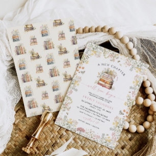 Histoire Baby shower Invitation Girl Nouveau chapi