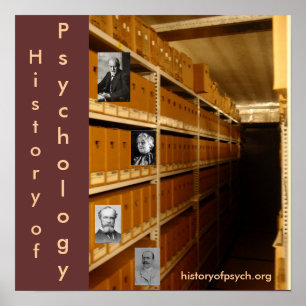 Histoire de la psychologie Poster Edition Archives