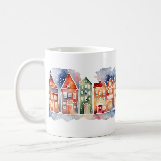 Histoire d'hiver : Mug de café artisanal avec T de (Gauche)