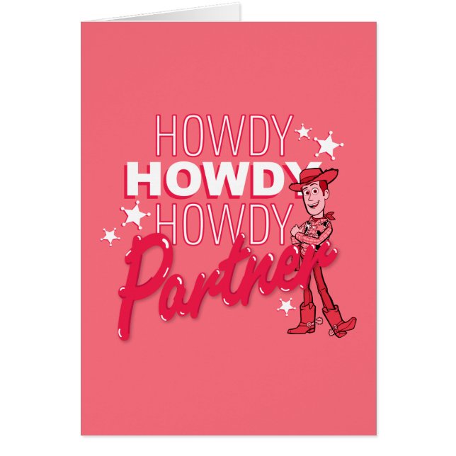 Histoire du jouet | Woody "Howdy Howdy Howdy Partn (Devant)