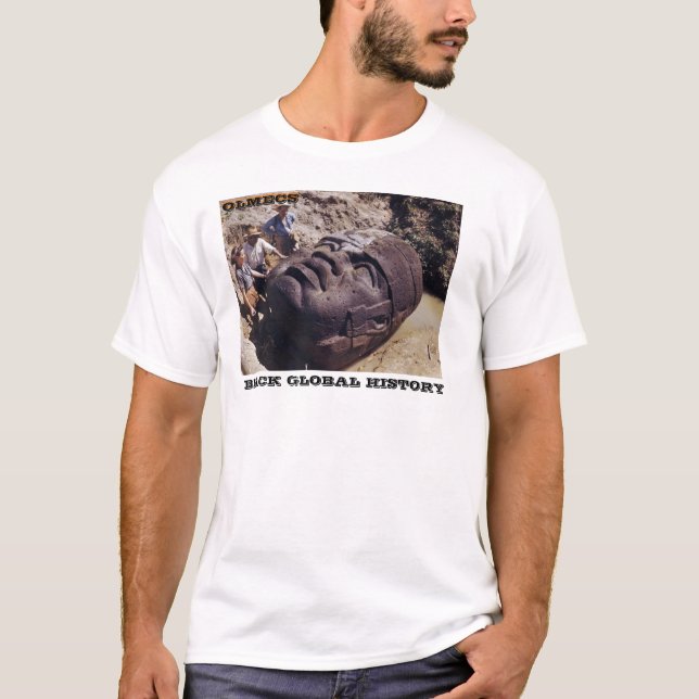 HISTOIRE NOIRE MONDIALE : T-shirt OLMECS (Devant)