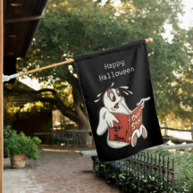 Histoires de fantômes Drapeau de la maison d'Hallo