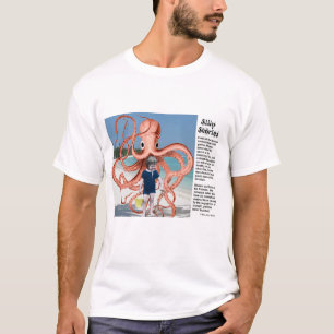 Histoires idiotes : T-shirt Octopus mangeant des h