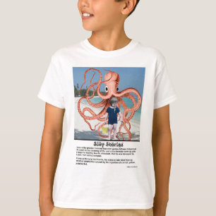 Histoires idiotes : T-shirt Octopus mangeant des h