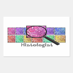 Histologist Gifts Magnified Cells Design Sticker
