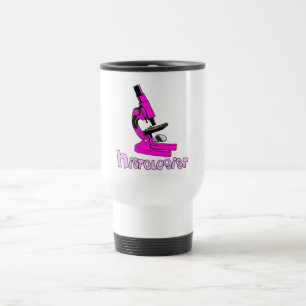 Histologist Gifts Microscope Design Travel Mug