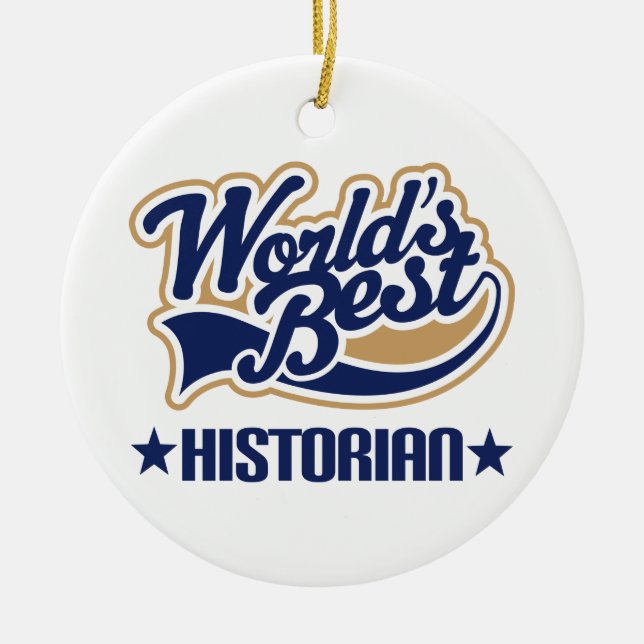 Historian Gift Ornament (Front)