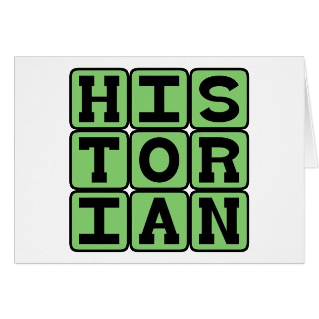 Historian, Keeper of History (Front Horizontal)