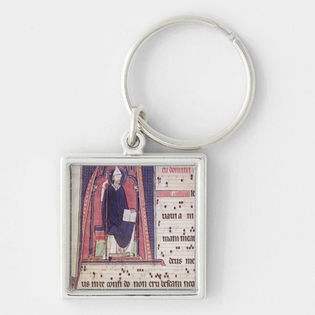 Historiated initial 'A' Keychain (Front)