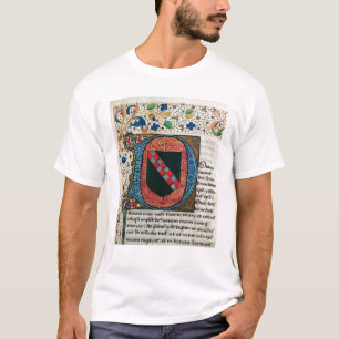 Historiated initial 'D' depicting coat of arms T-Shirt