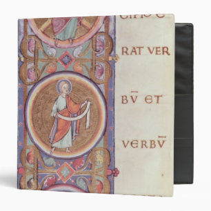 Historiated initial 'I' Binder