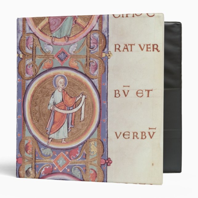Historiated initial 'I' Binder (Front/Inside)