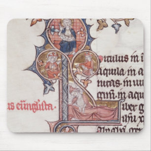 Historiated initial 'L' depicting Tree of Mouse Pad