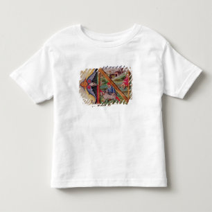 Historiated initial 'N' depicting sheep Toddler T-shirt