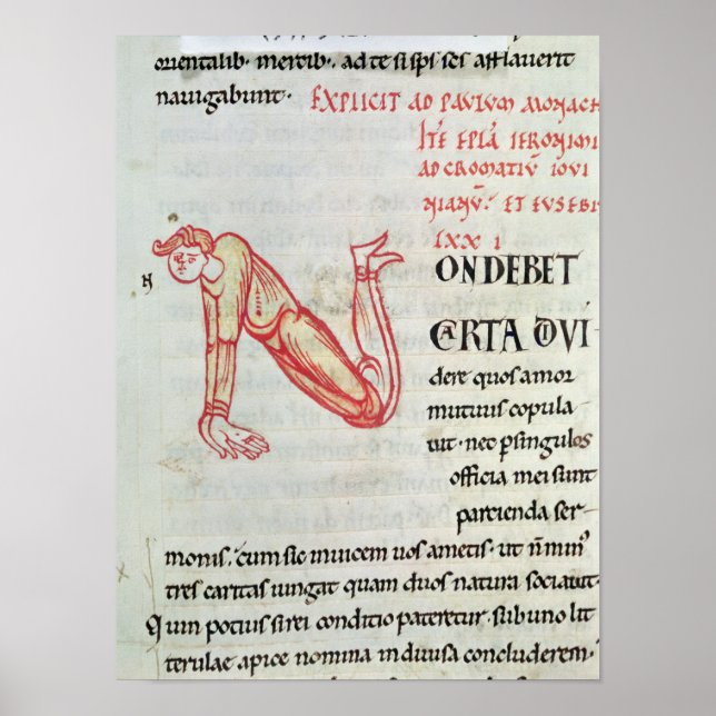 Historiated initial 'N' Poster (Front)