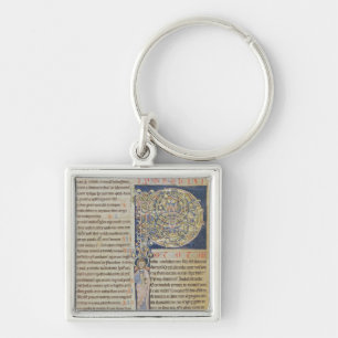 Historiated initial 'P' Keychain
